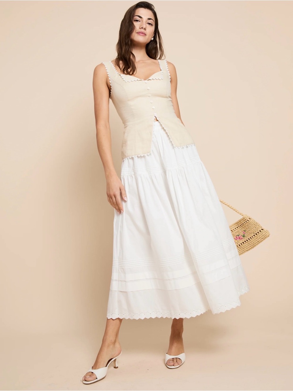 OPT Beth Cotton Skirt